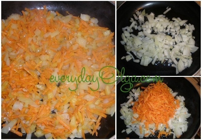 зажарка из лука и моркови