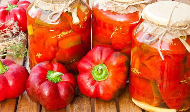 перец болгарский маринованный с чесноком на зиму