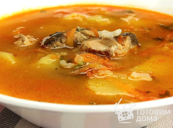 Рыбный суп из сардин (консервы) за 30 минут фото к рецепту 13