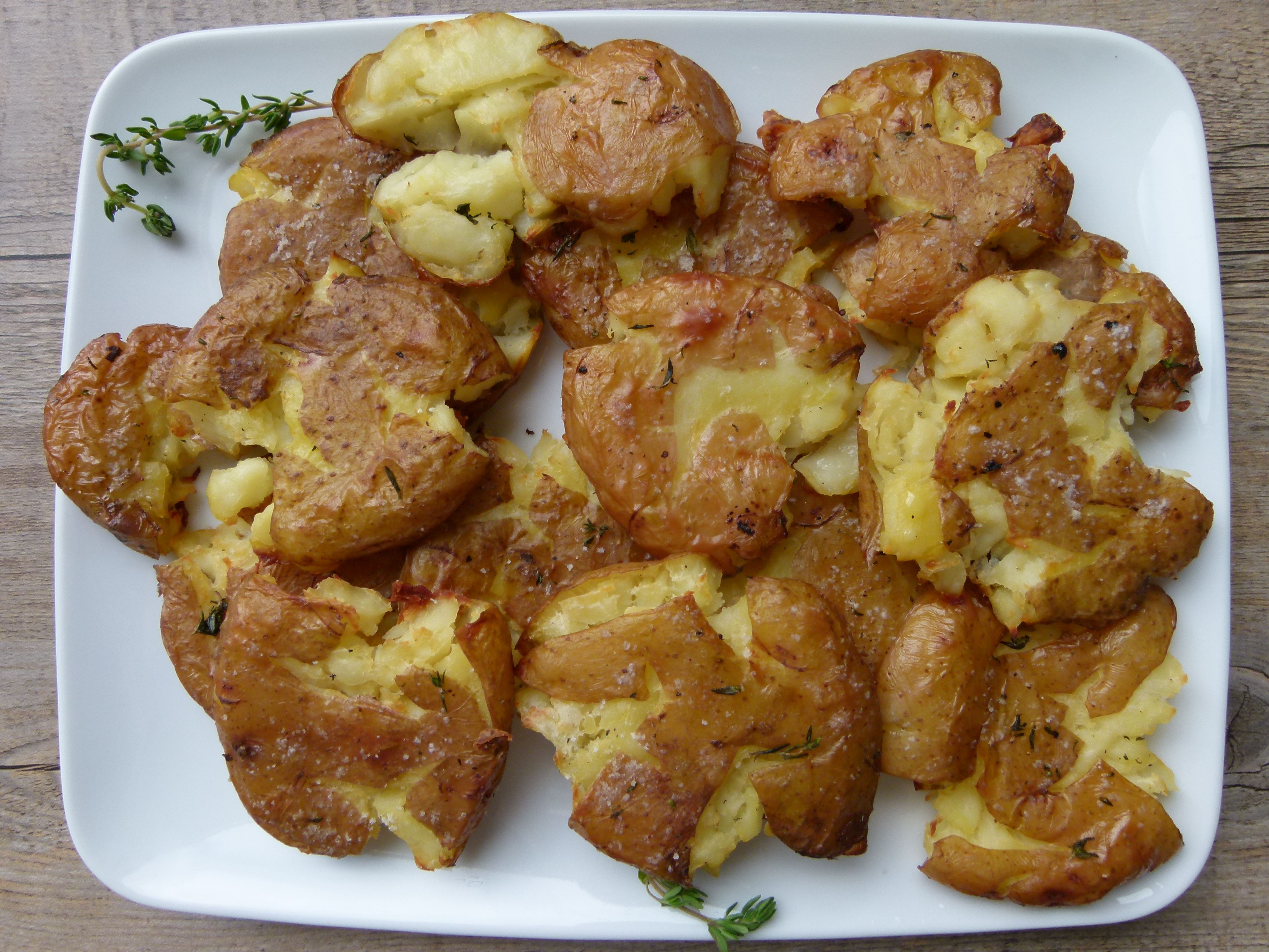Блюда из мятой картошки