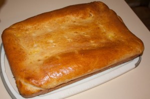 Пирог с капустой и рыбной консервой - фото шаг 15