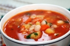 Фасолевый суп с томатной пастой