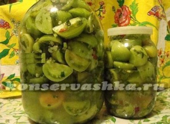 Салат из зеленых помидор на зиму: рецепты с фото пальчики 