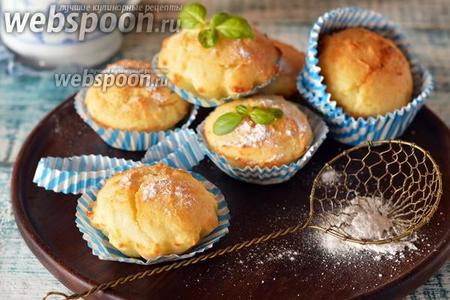 Фото рецепта Творожные кексы с рисовой мукой