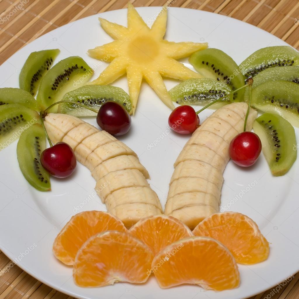 фото фруктов на тарелке в домашних условиях