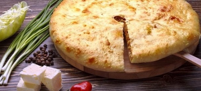 осетинский пирог с курицей и сыром